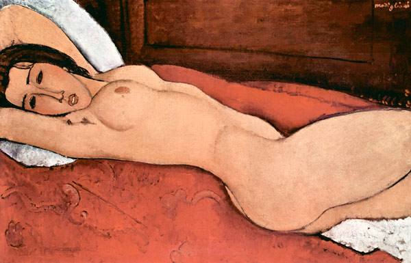 Liegender Akt mit verschränkten Armen
 von Amedeo Modigliani