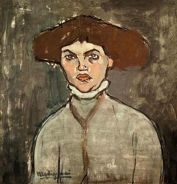 Bildnis einer jungen Frau von Amedeo Modigliani