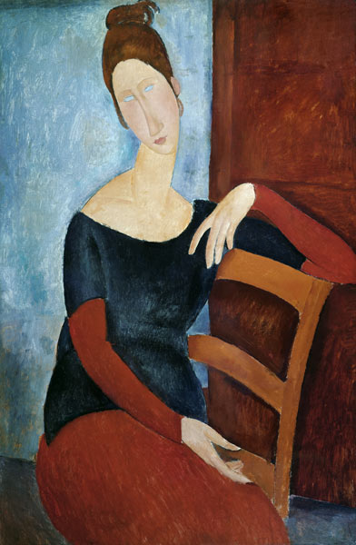 The Artist''s Wife (Jeanne Huberterne) 1918 von Amedeo Modigliani