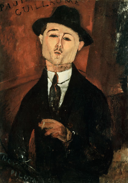 Paul Guillaume / Modigliani painting von Amedeo Modigliani