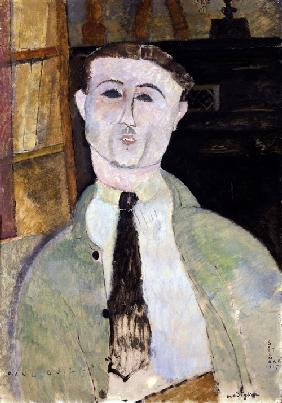 Porträt von Paul Guillaume (1891-1934) 1915