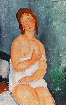 Young Woman in a Shirt, or The Little Milkmaid 1917-18
