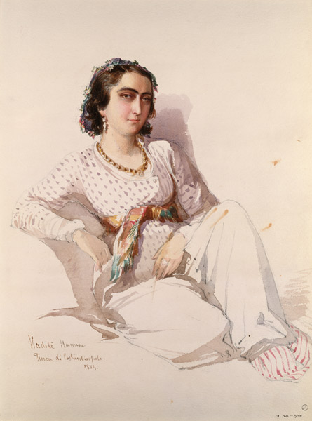 Hadice Hanim - lady from Istanbul von Amadeo Preziosi