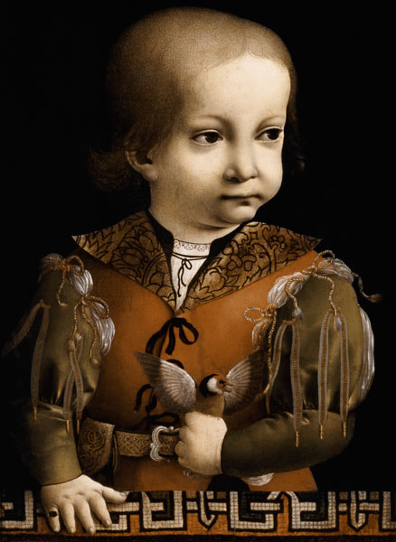 Francesco Sforza as a Child von Ambrogio de Predis