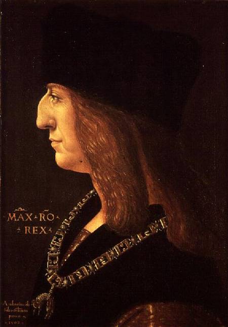 Emperor Maximilian I of Germany (1459-1519) von Ambrogio de Predis