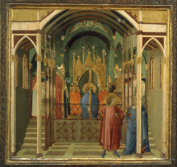 Bischofsweihe Hl.Nikolaus von Ambrogio Lorenzetti