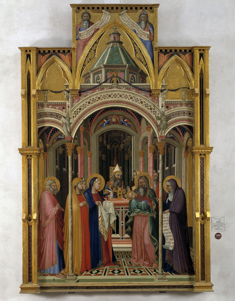 Darstellung im Tempel von Ambrogio Lorenzetti