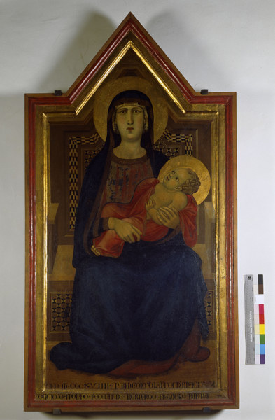 Madonna des Vico l''Abate von Ambrogio Lorenzetti