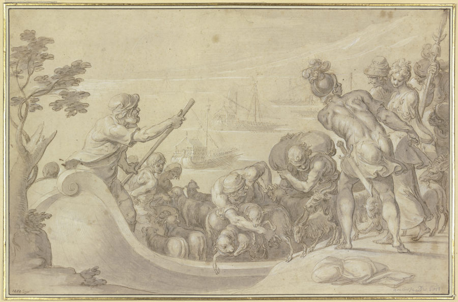 Einschiffung der Helena von Ambroise Dubois