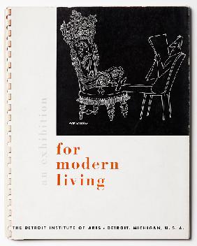Cover of the catalogue for 'An Exhibition for Modern Living' 1949