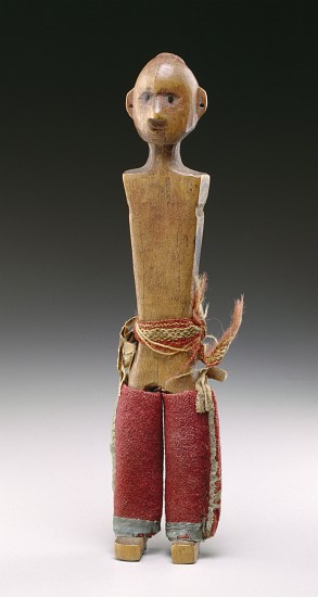Male figure (love doll) Potawatomi 1800-60 von American School