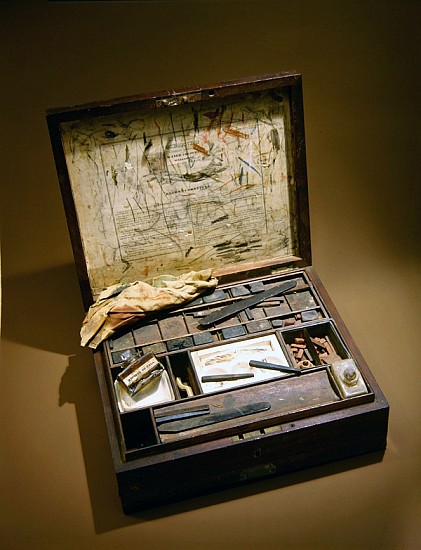 Paintbox of John James Audubon (1785-1851) von American School