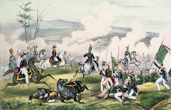 The Battle of Palo Alto, California, 8th May 1846 von American School