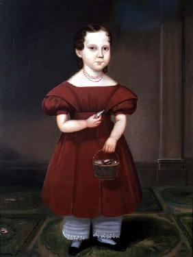 Portrait of a Girl with Cowry Shells early 19th
