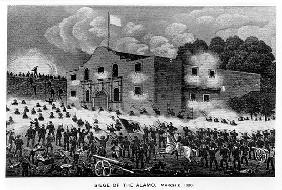 The Siege of the Alamo, 6th March 1836, from ''Texas, an Epitome of Texas History, 1897'', by Willia