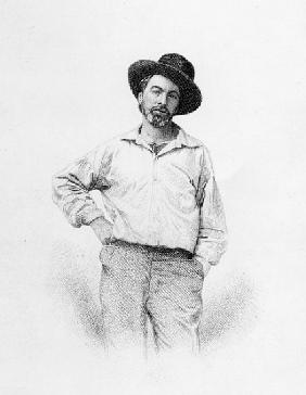 Walt Whitman, frontispiece to ''Leaves of Grass''