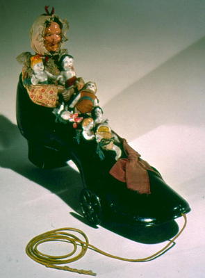 The Old Woman who Lived in a Shoe von American School, (19th century)