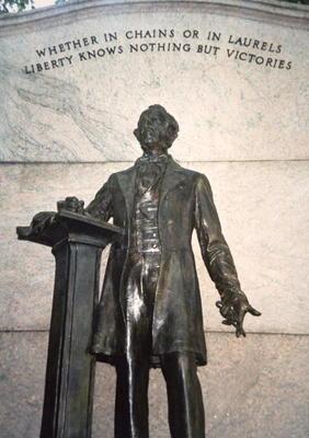 Memorial for Wendell Phillips (1811-84) 'Prophet of Liberty' (bronze) 05th-