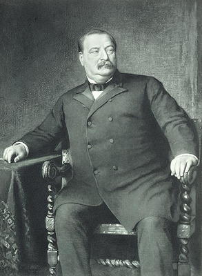 Grover Cleveland, 22nd and 24th President of th United States of America, pub. 1901 (photogravure) von American School, (20th century)
