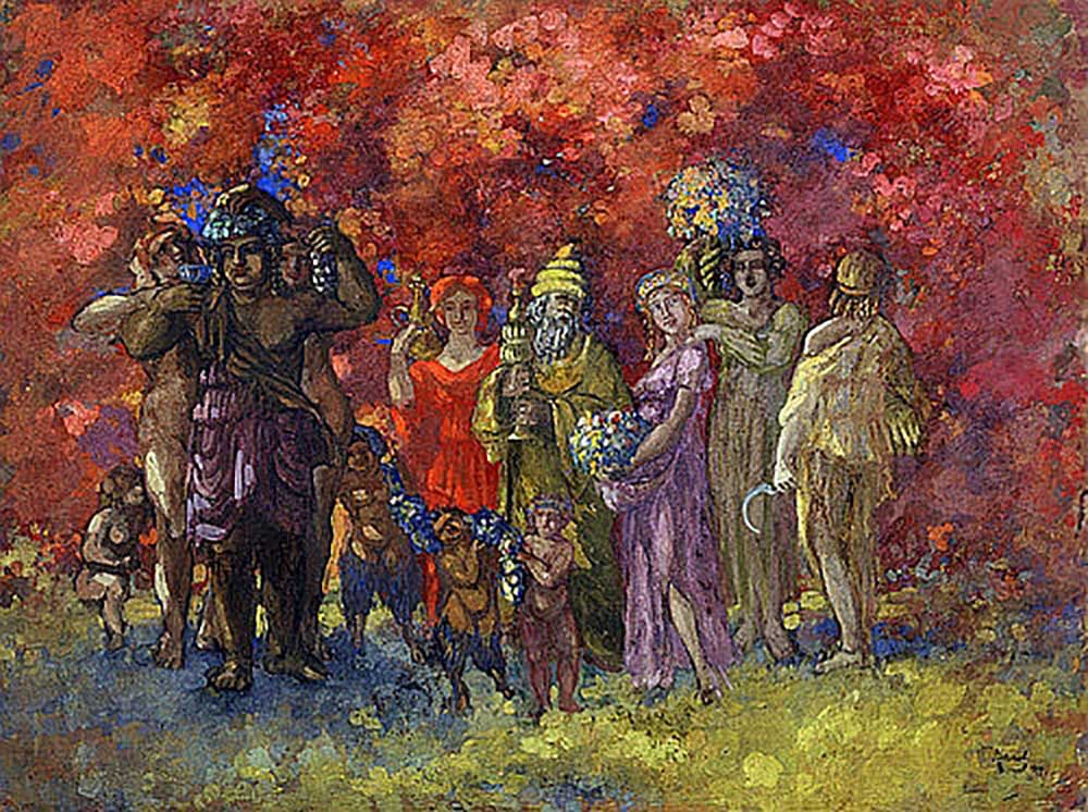 Allegorie "Herbst" von Anatoli Afanasiewitsch Arapow