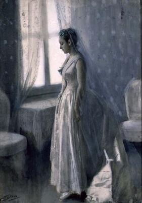 The Bride, 1886 (w/c on paper) 19th