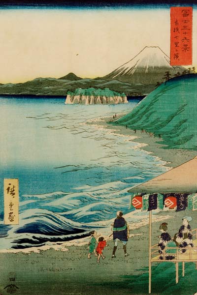 Shichirighama in Sagami von Ando oder Utagawa Hiroshige