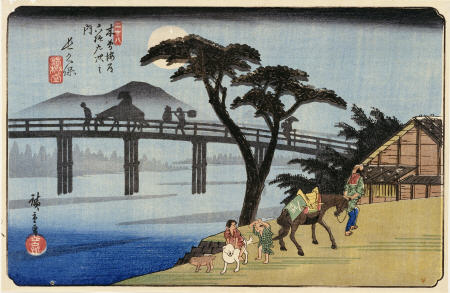 Nagakubo von Ando oder Utagawa Hiroshige