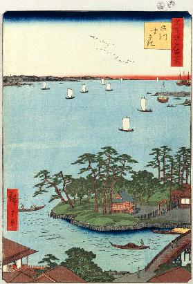 Susaki in Shinagawa (Einhundert Ansichten von Edo)