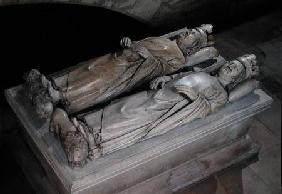 Effigies of Philippe VI (1293-1350) de Valois and Jean II (1319-64) Le Bon