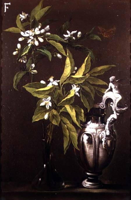 Still Life of Flowers and a Vase von Andrea Belvedere