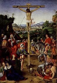 Die Kreuzigung Christi. von Andrea de Solario