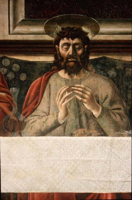 The Last Supper, detail of St. James the Greater von Andrea del Castagno