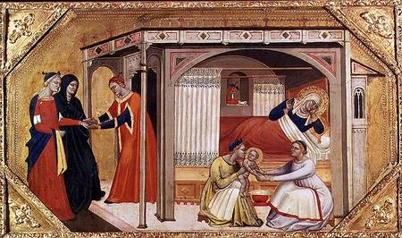 The Birth of the Virgin von Andrea di Cione Orcagna