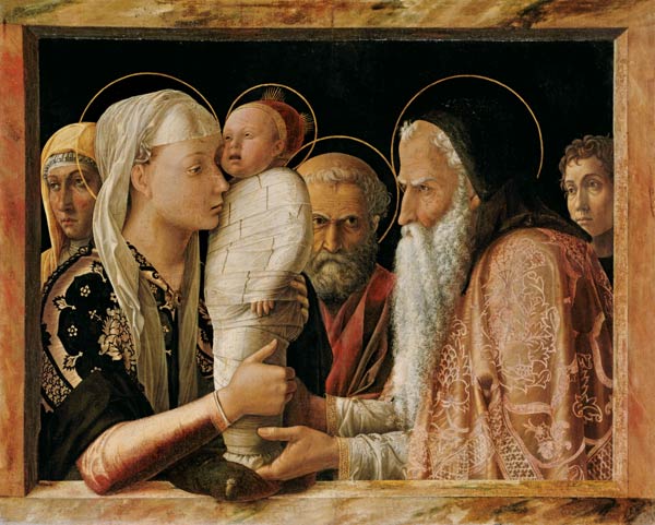 Darstellung Christi im Tempel von Andrea Mantegna