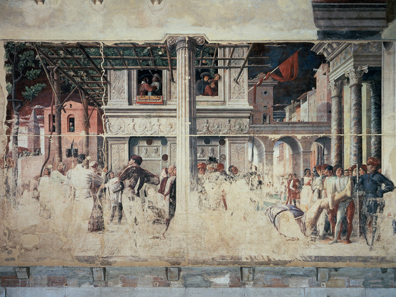 Martyrium Christophorus ect von Andrea Mantegna