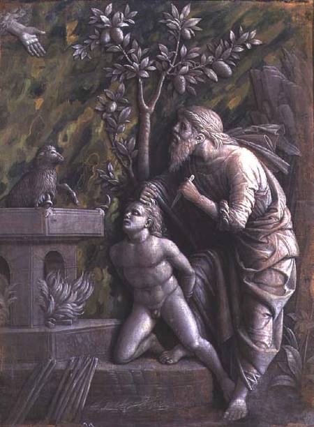 Abraham sacrificing Isaac von Andrea Mantegna