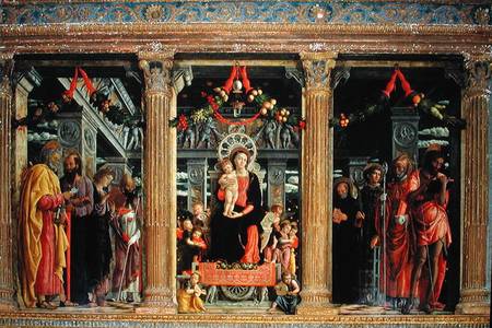 Altarpiece of St. Zeno of Verona von Andrea Mantegna