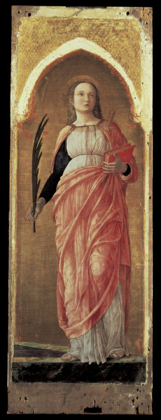 Hl.Justina von Andrea Mantegna
