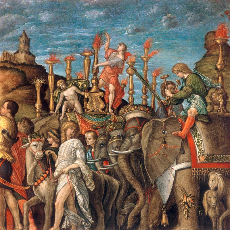 nach Mantegna,  Triumph Cäsars von Andrea Mantegna