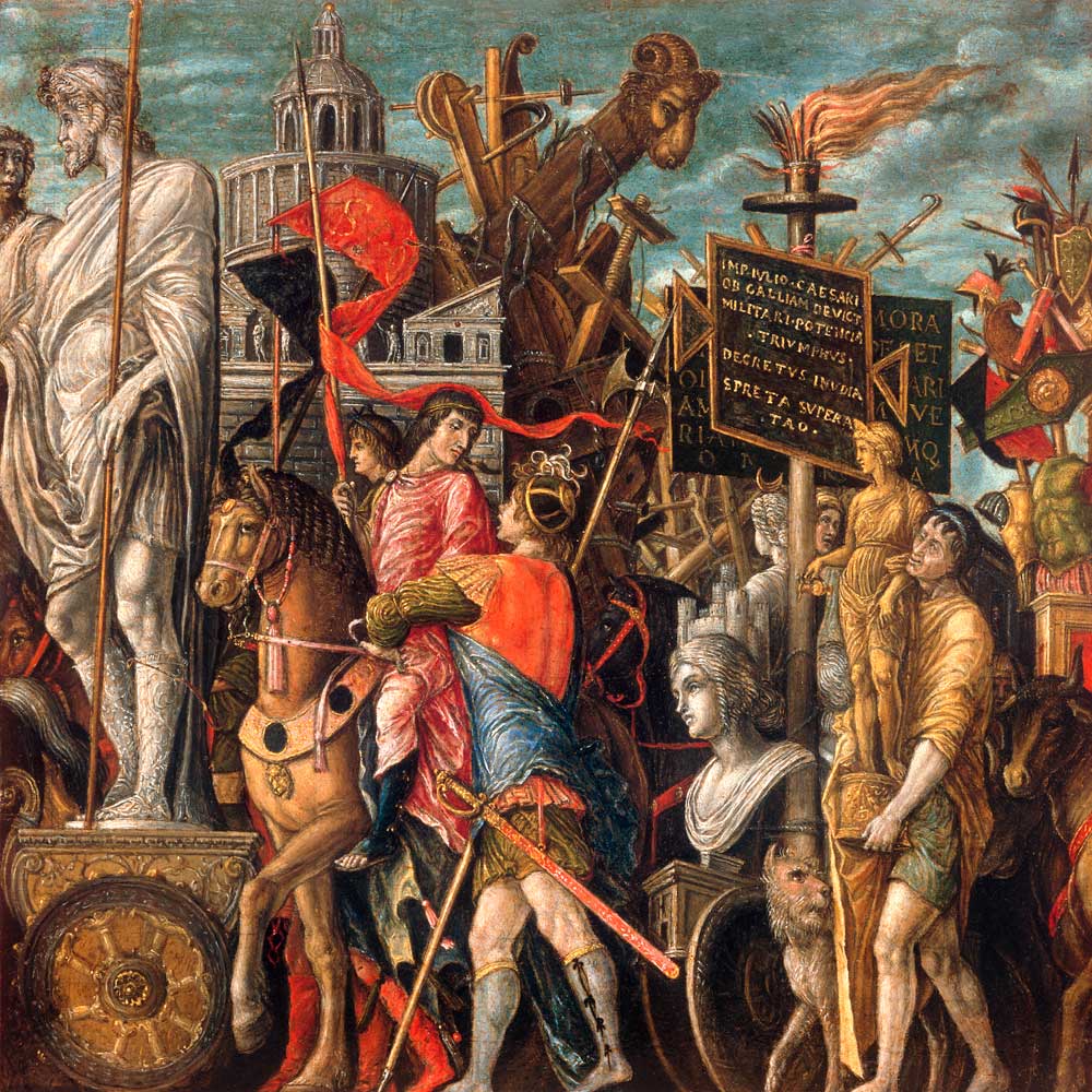 nach Mantegna, Triumph Cäsars von Andrea Mantegna