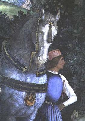Horse and groom, from the Camera degli Sposi or Camera Picta 1465-74