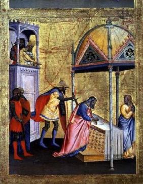 The Martyrdom of St. Matthew, from the Altarpiece of St. Matthew and Scenes from his Life, c.1367-70 14th