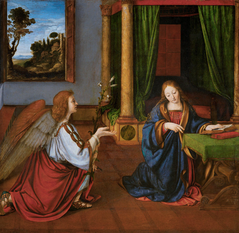 The Annunciation von Andrea Solario
