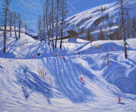 Ski station, Tignes von Andrew  Macara