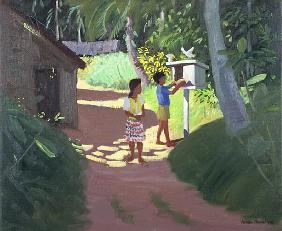 Dovecote, Bentota, Sri Lanka, 1998 (oil on canvas) 