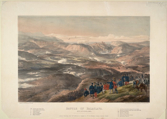 Die Schlacht von Balaklawa am 25. Oktober 1854 von Andrew Maclure