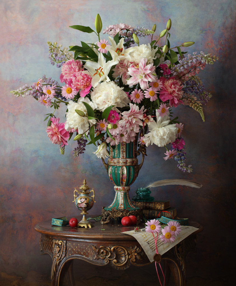 Stillleben mit Blumen von Andrey Morozov