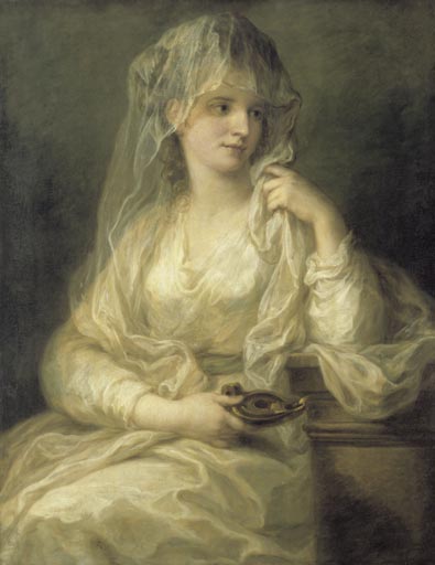 Bildnis einer Dame als Vestalin von Angelica Kauffmann