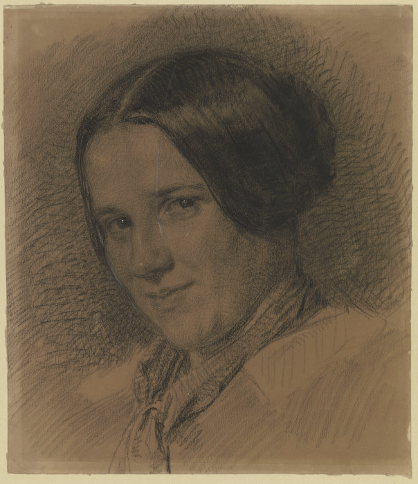 Bildnis einer lächelnden Frau von Angilbert Göbel