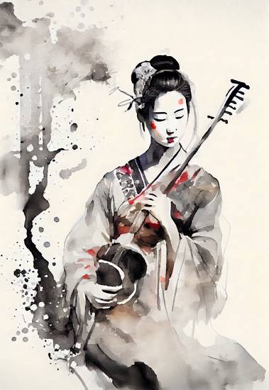 Kunst des Klangs: Geisha und die Harmonie der Geige 2023